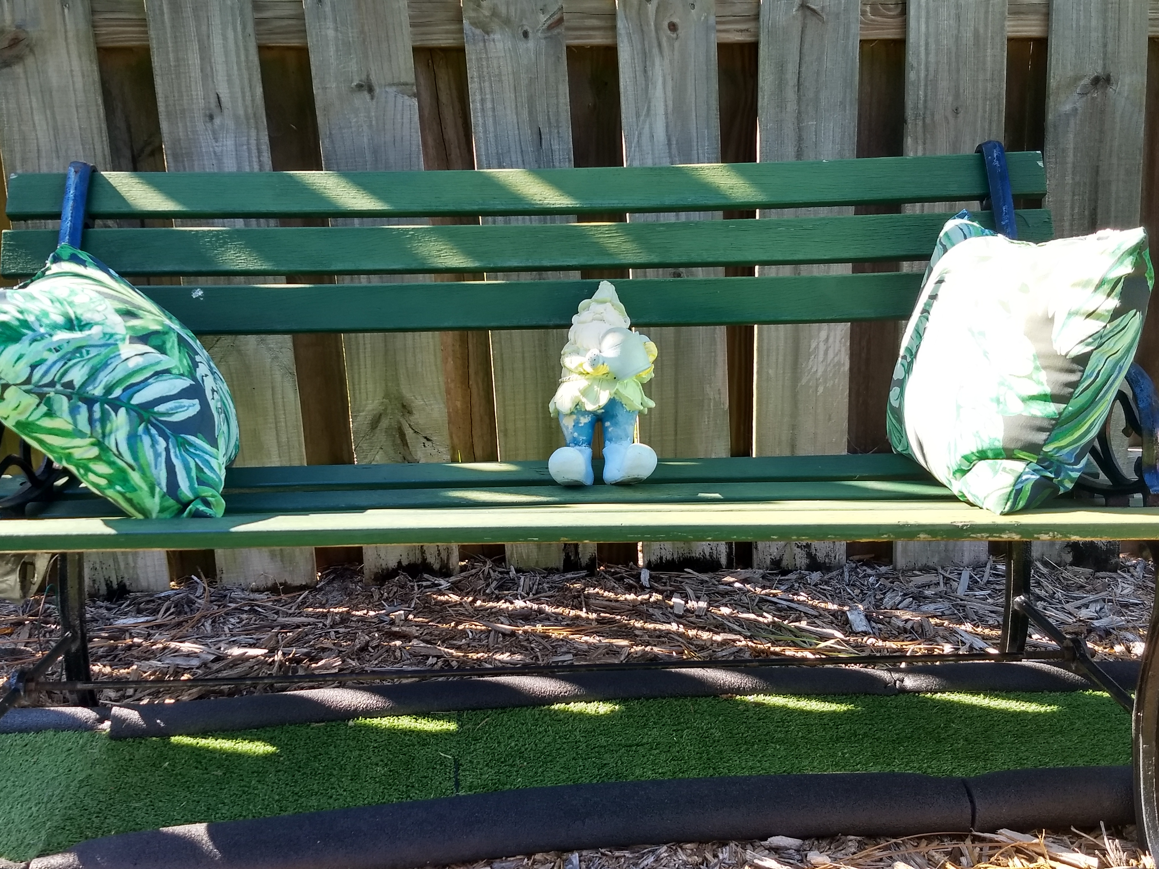 #4 - Fairway running under a bench.