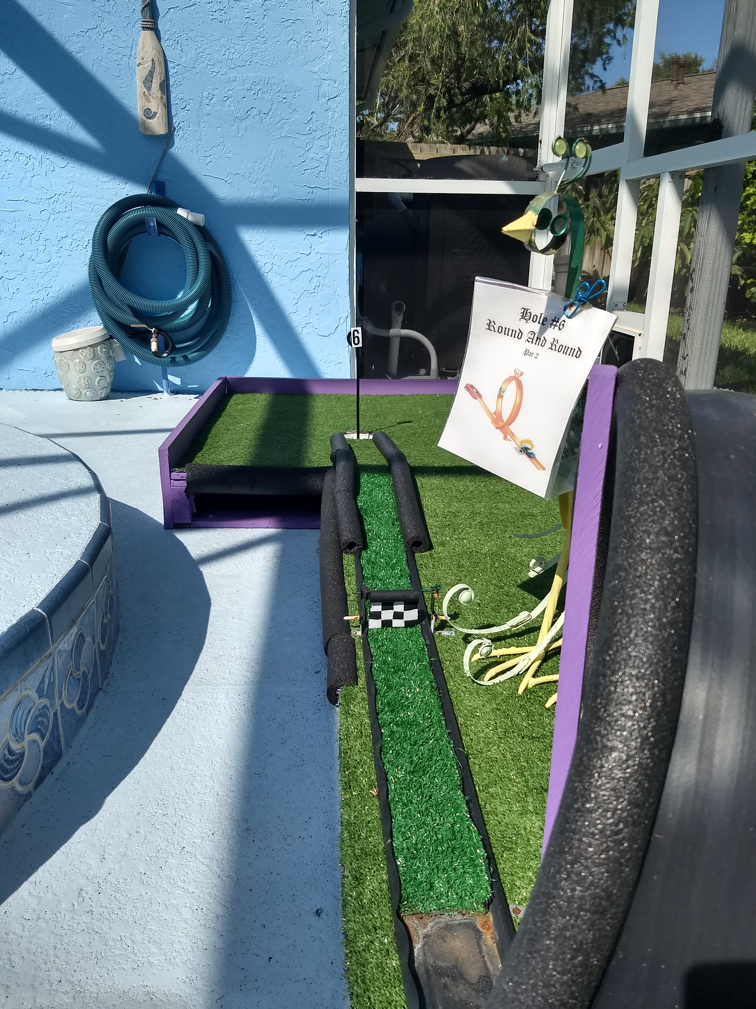 #6 - Fairway running up to the green. #6 - Fairway running up to the green.