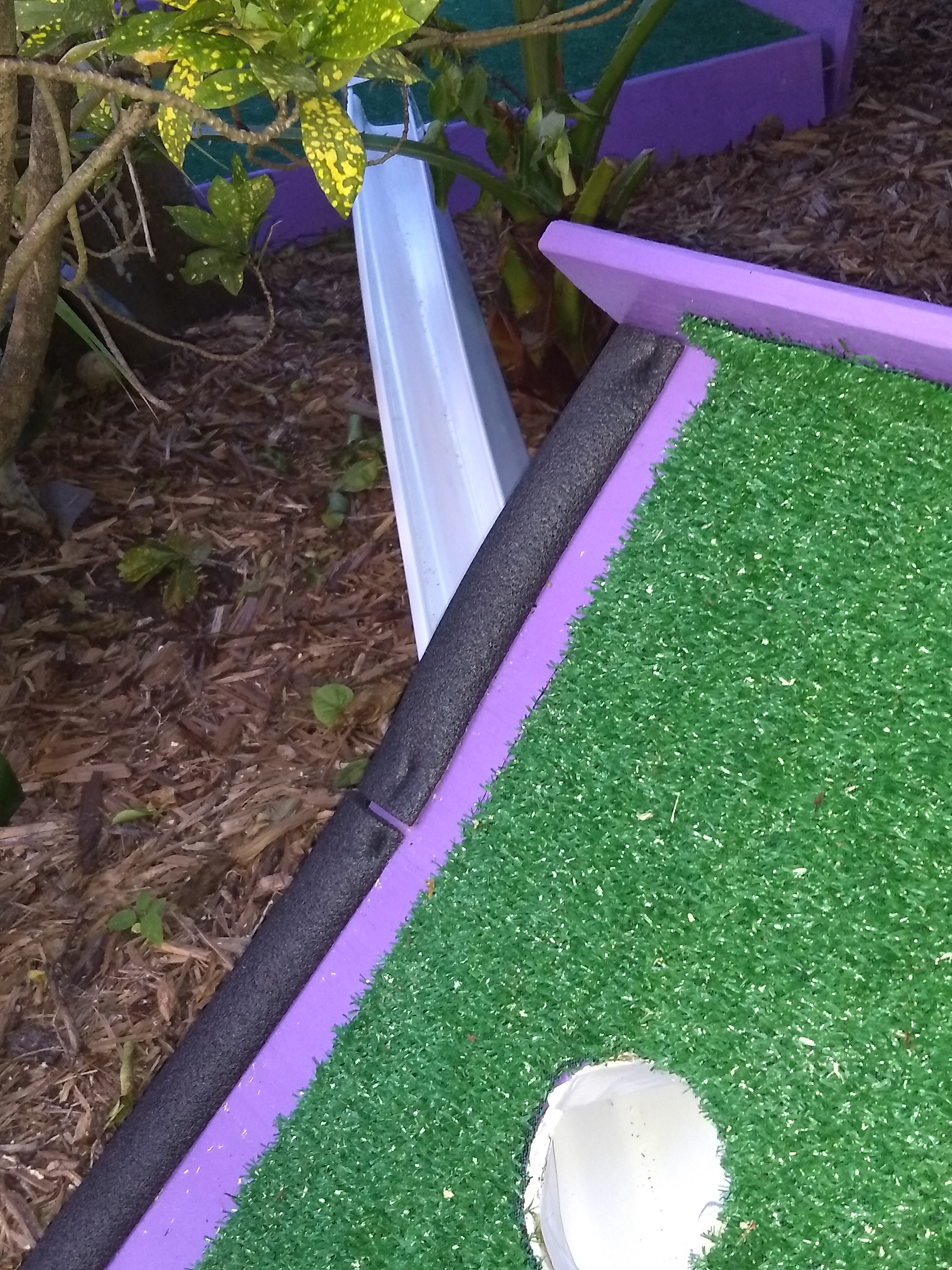 Hole#7 - Gutter to the green.