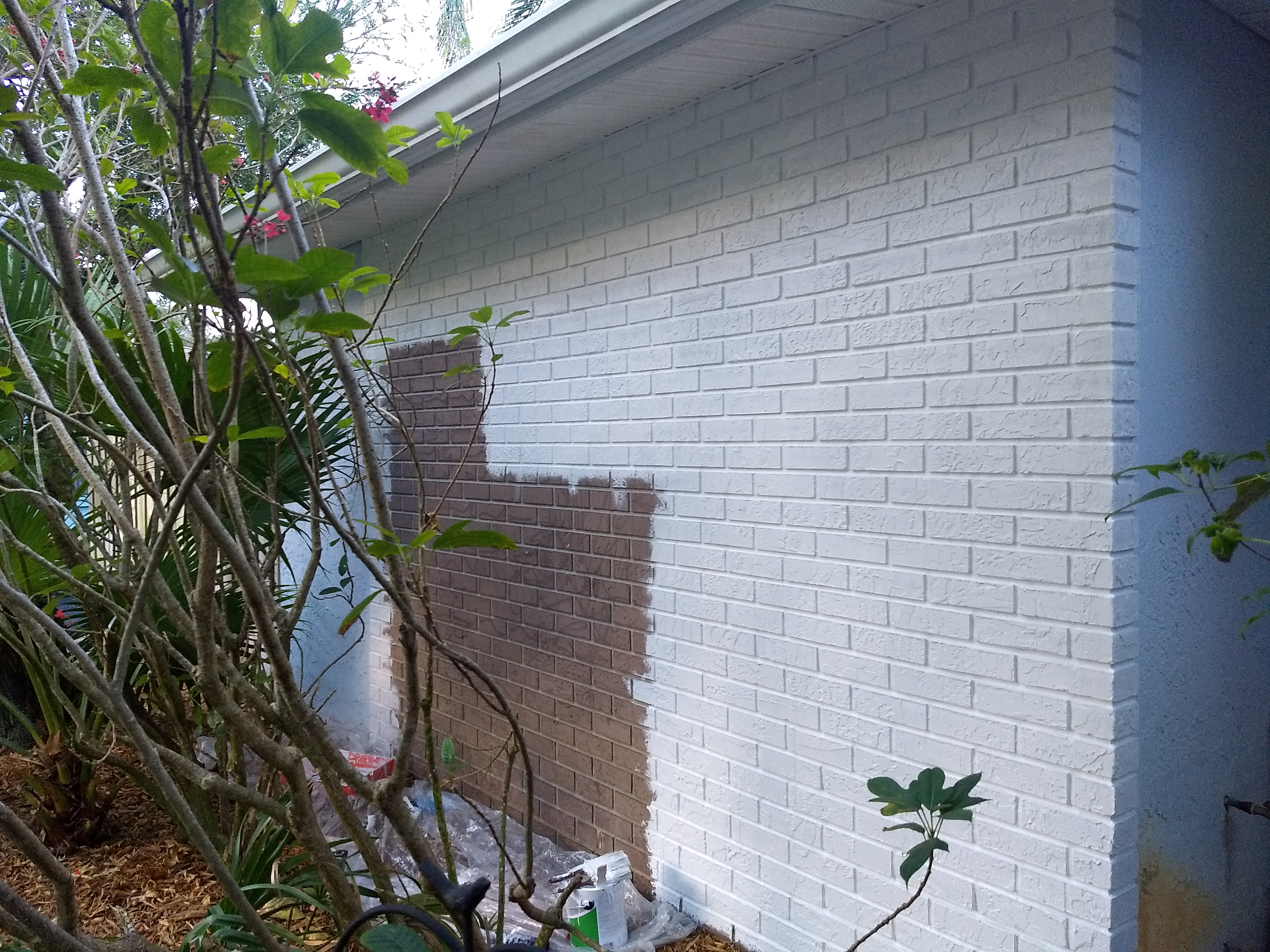 Front Of House Bricks Almost Done