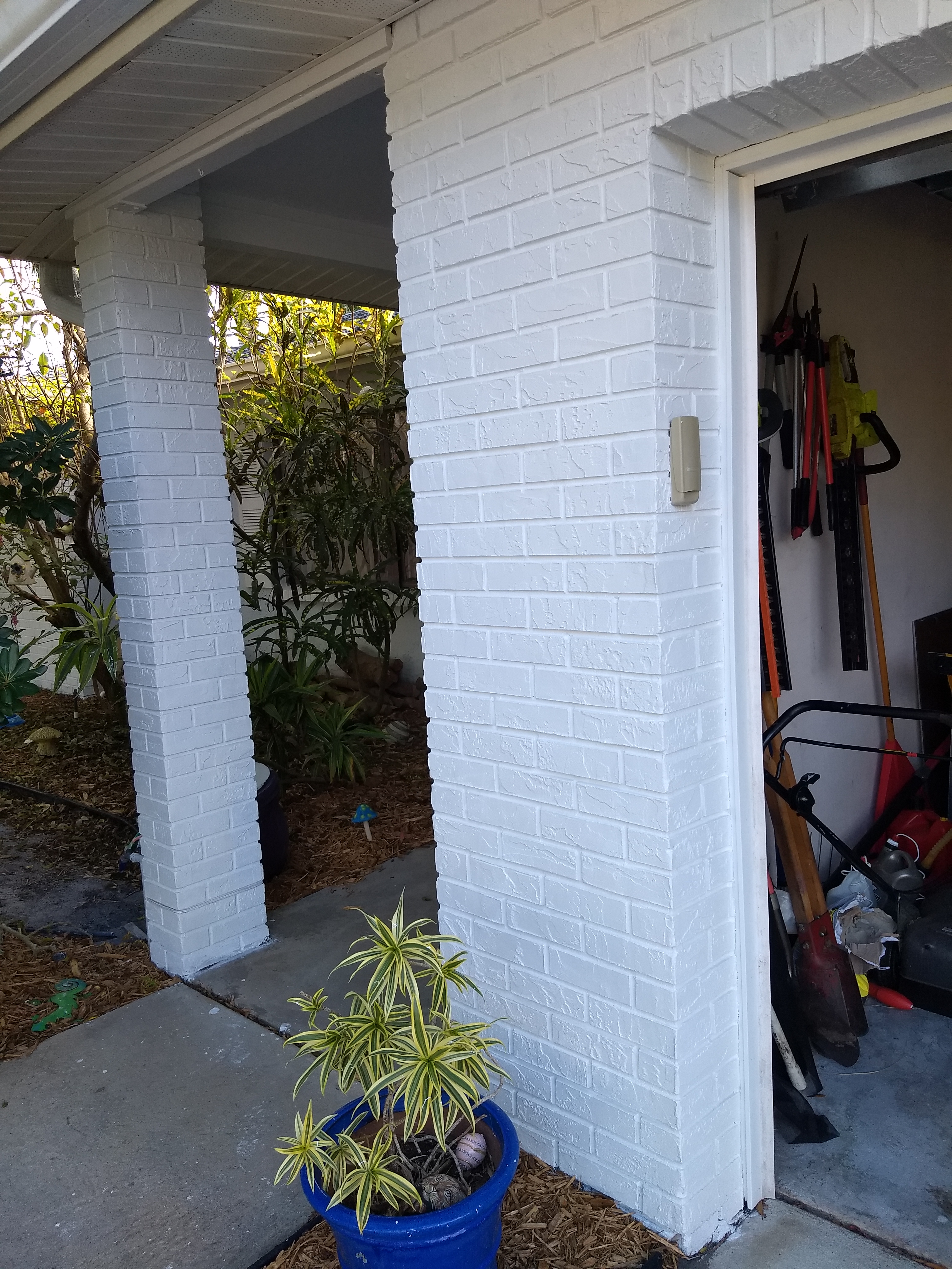 Front Pillars After Painting