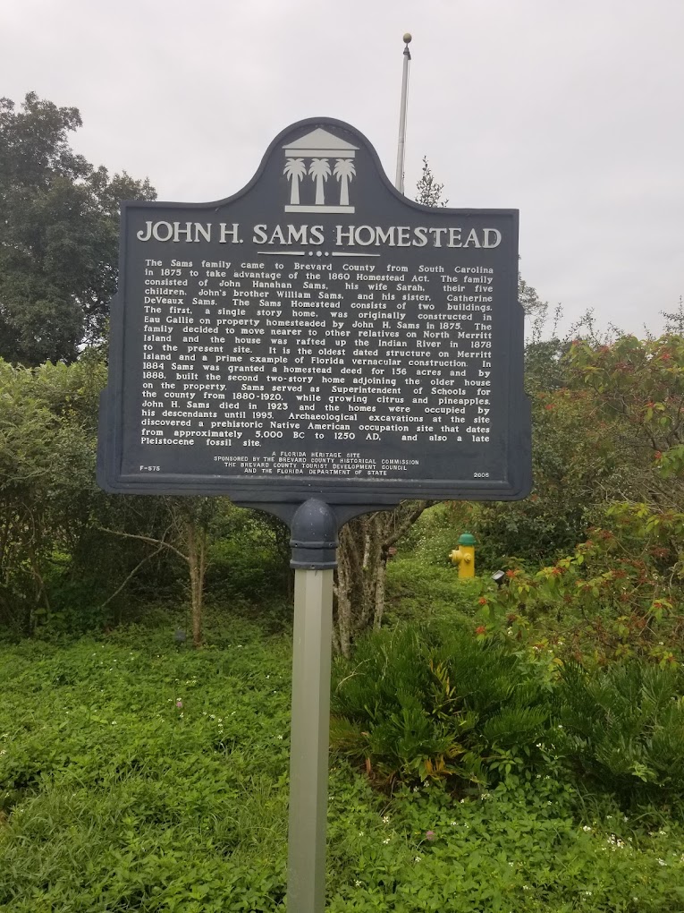 Sams House Historical Marker