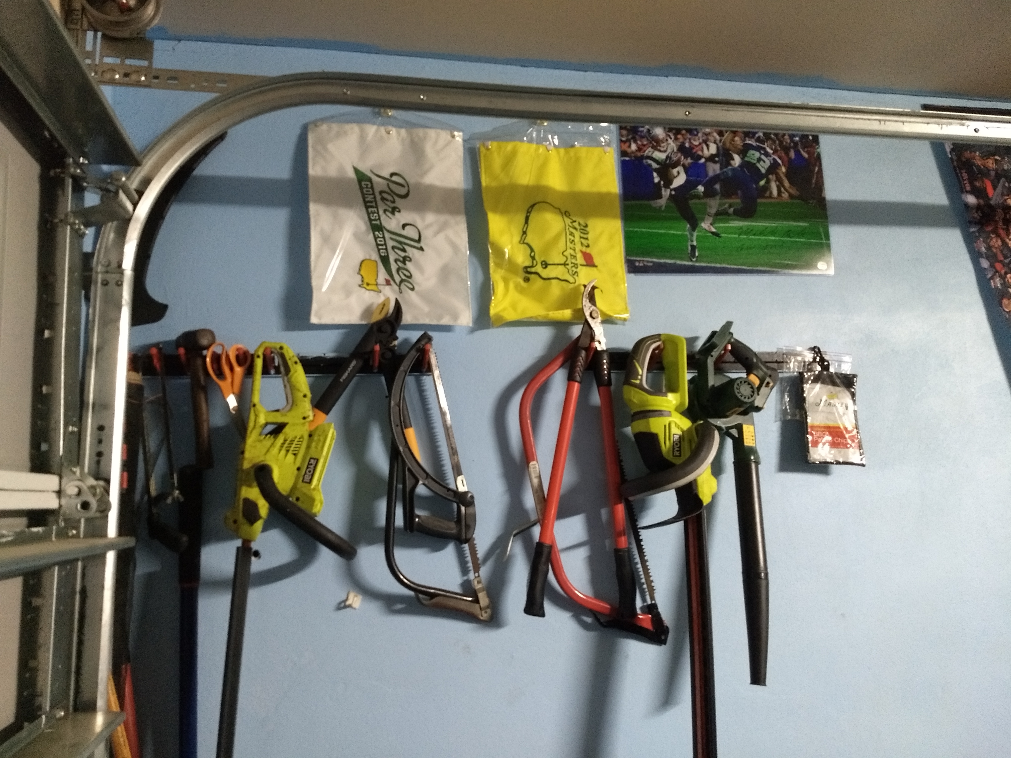 Garage East Wall after