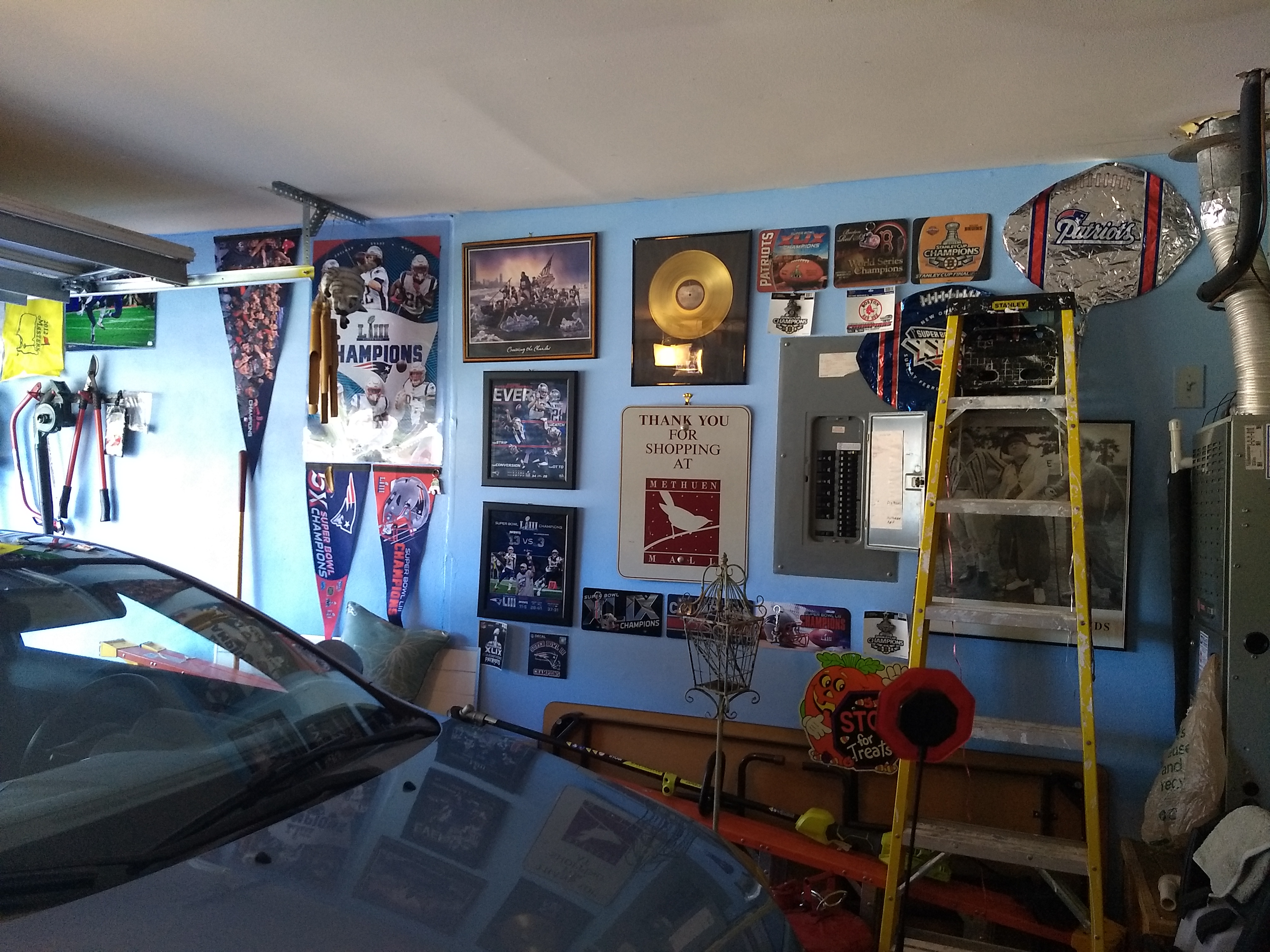 Garage East Wall after