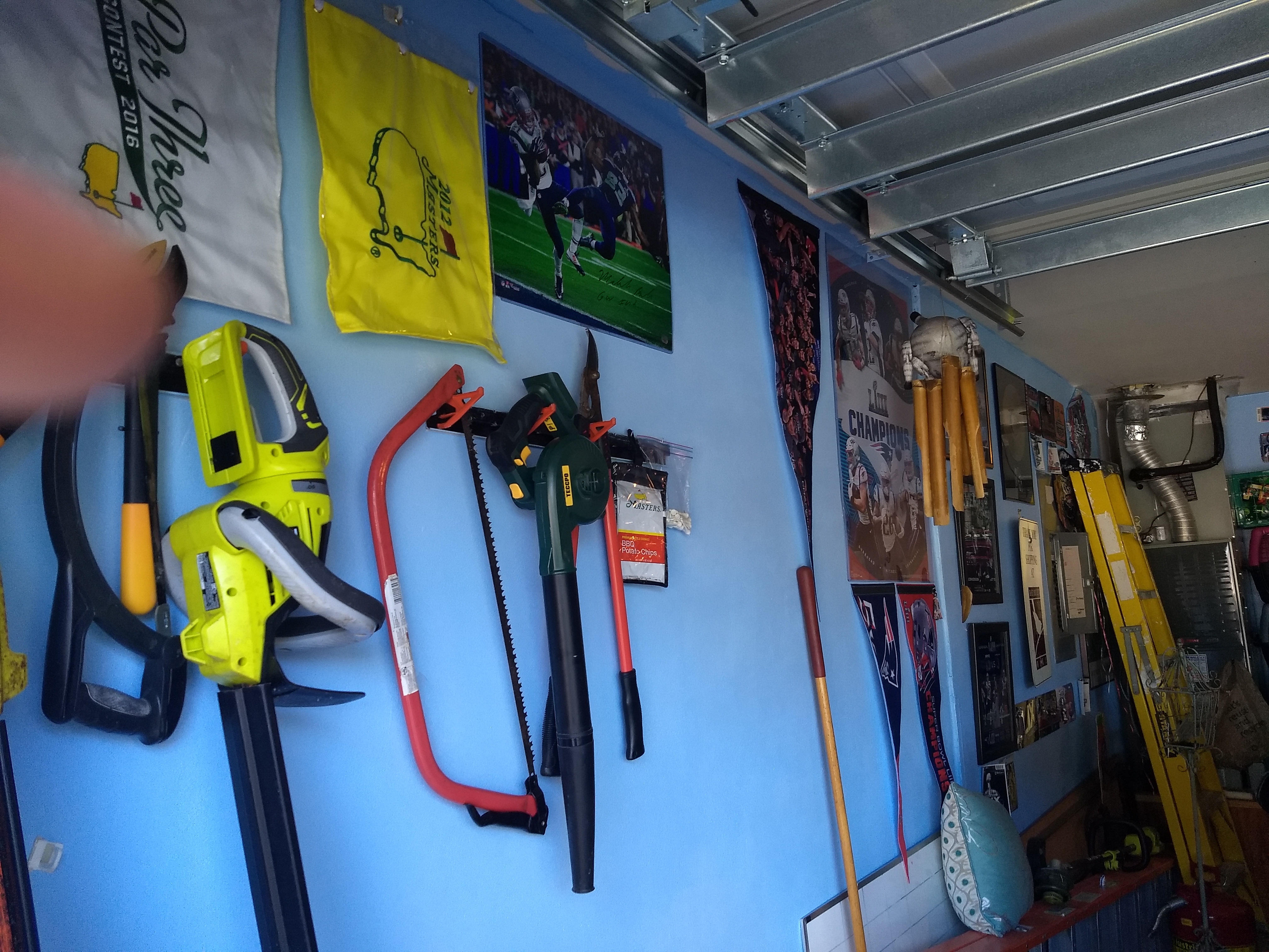 Garage East Wall after