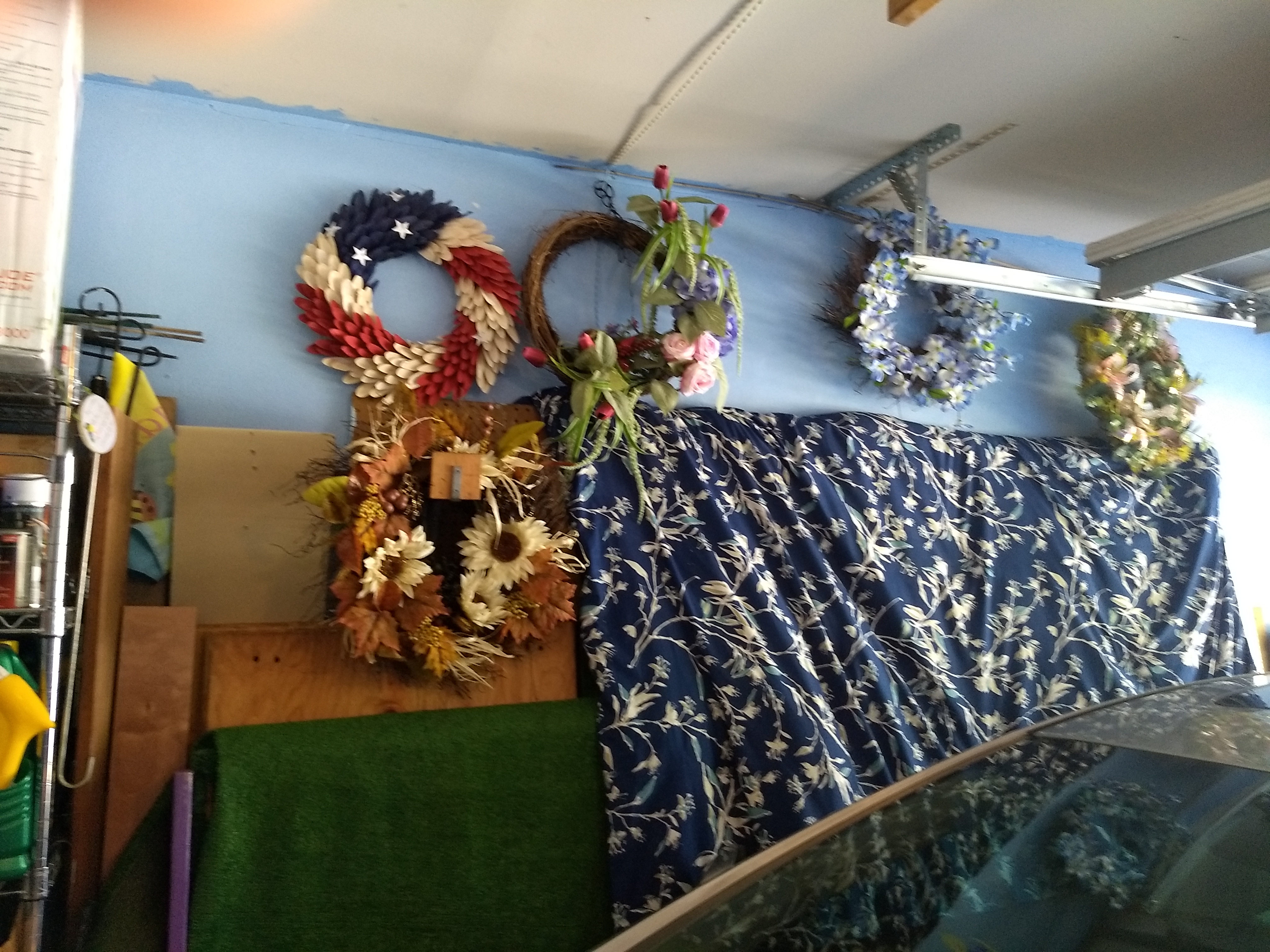 Garage West Wall after