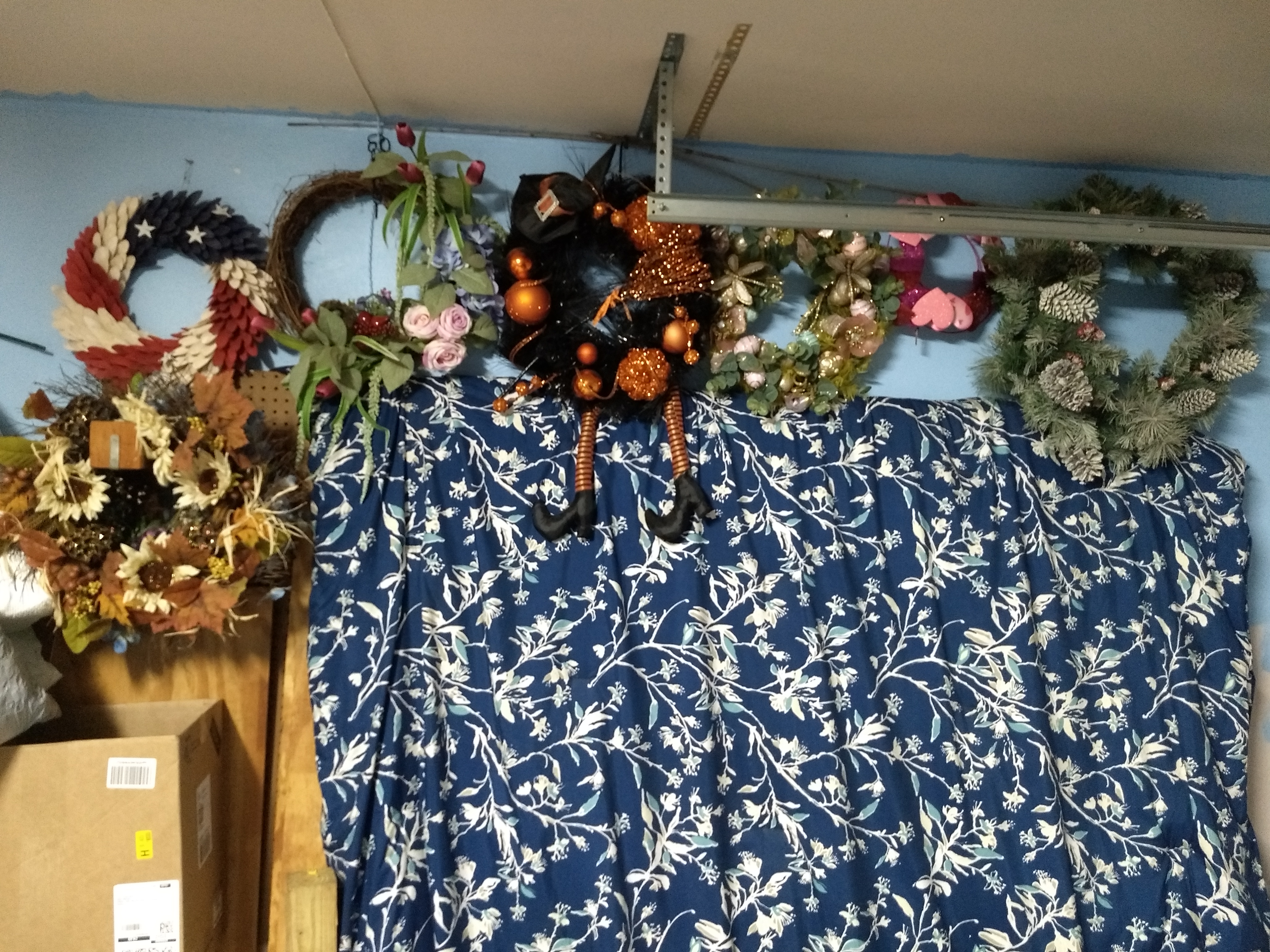 Garage West Wall after