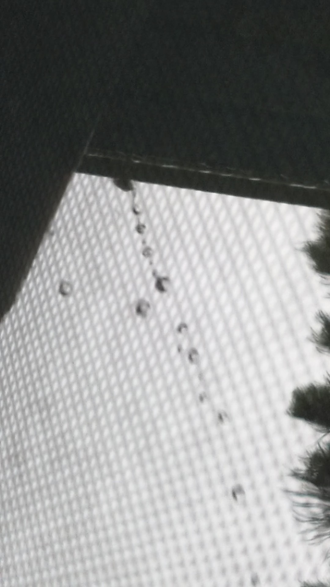 Gutter downspout leak